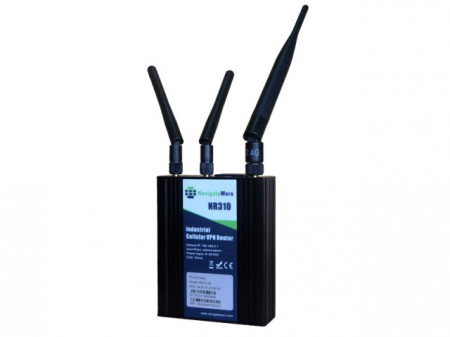 Router VPN 4G industrial DUAL SIM NavigateWorx NR310-4G, Access Point industrial, 2 porturi Ethernet, WiFi, 2 porturi seriale, alimentare 9 - 36 Vd.c.