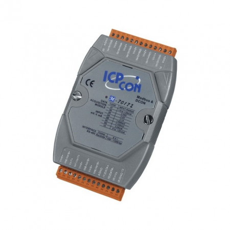 Modul adresabil 10/20 intrări analogice ICPDAS M-7017Z-G, 10/20 AI, RS485, Modbus RTU