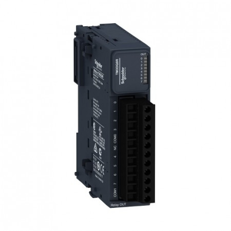 Modul extensie Schneider TM3DQ8R, 8DO, ieșiri releu NO