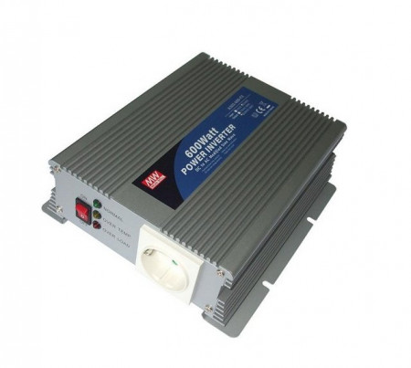 Convertor DC/AC Mean Well A301-600-F3, ieșire sinusoidală modificată, 600W