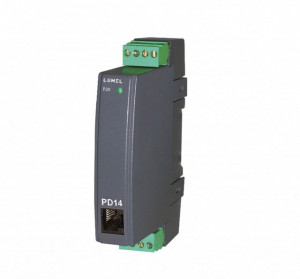Traductor Lumel P20, intrare sondă PT100, domeniu măsurare temperatură -200 - 200°C, ieșire 4 - 20 mA, alimentare 85-253 Va.c. / Vd.c.