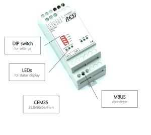 Convertor MBUS la Modbus TCP pe SCADA-Shop