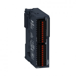 Modul extensie Schneider TM3DQ16RG, 16DO, ieșiri releu NO, bloc terminal detasabil