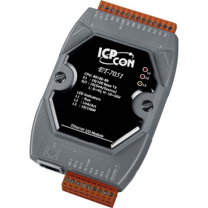 Modul 16 intrări digitale izolate ICPDAS ET-7051 CR, Ethernet, Web server, Modbus TCP