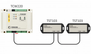 Conectare senzori de temperatura si umiditate 1-Wire TSH206 la controller Teracom