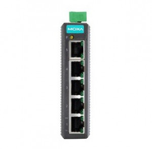 Switch industrial 5 porturi Ethernet Moxa EDS-205 pe SCADA-Shop.ro