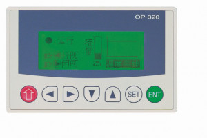 Afișaj LCD industrial 3.7", monocrom, 7 taste, RS232 / RS485, Xinje OP320-S