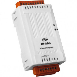 Modul 8 intrări analogice în tensiune ICPDAS TM-AD8, RS485, Modbus RTU