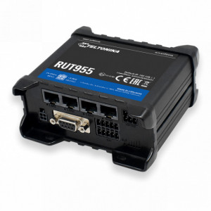 Router dual SIM 4G Teltonika RUT955, WiFi, Ethernet, gateway TCP-IP/RS232-485