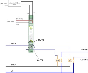 Releu programabil cu intrare analogica pe SCADA-Shop