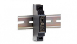 Sursa de alimentare Mean Well HDR-15-12, ieșire 12V, 1.25A, 15W, montaj pe șină DIN
