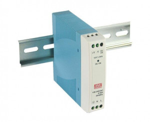 Sursă de alimentare Mean Well MDR-10-12, ieșire 12V, 0.84A, 10W, montaj pe șină DIN