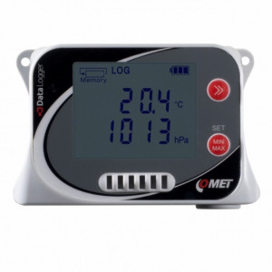 Data logger temperatură, umiditate, presiune atmosferică cu senzori integrați Comet U4130, memorare locală 500 000 înregistrări