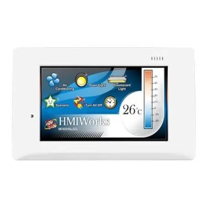 HMI Ethernet, touch screen 4.3", montaj orizontal sau vertical, Modbus RTU / TCP, alimentare PoE - ICP DAS TPD-433F-H CR