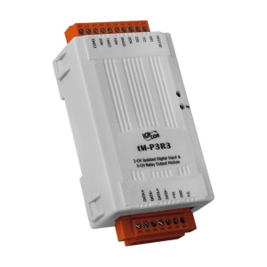 Modul 3 intrări digitale izolate, 3 ieșiri în releu, ICPDAS tM-P3R3, RS485, Modbus RTU - Img 3