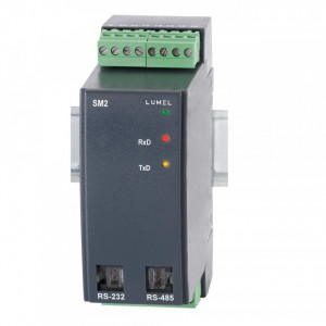 Modul I/O 4 intrări analogice Lumel SM2, MODBUS RTU/ASCII, RS485