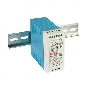 Sursă de alimentare Mean Well MDR-40-48, ieșire 48V, 0.83A, 40W, montaj pe șină DIN