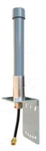 Antenă 4G omnidirecțională din fibră de sticlă AC-Q800F04W, 5 dBi, cablu 2m, conector SMA