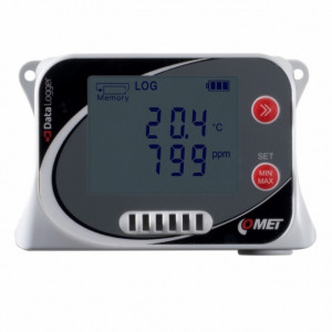 Data logger temperatura, umiditate, CO2 cu senzori integrati, Comet U3430 pe SCADA-Shop.ro