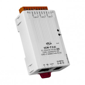 Gateway Modbus TCP la RTU, ICPDAS TGW-734i, Ethernet, RS-232, RS-485, PoE - Img 3