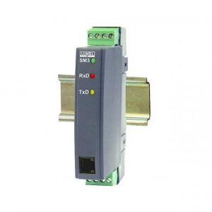 Modul adresabil cu 2 intrări digitale Lumel SM3, conectivitate RS-485, Modbus RTU