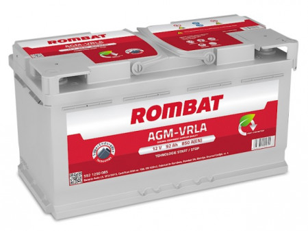 Acumulator Auto Rombat AGM 12V 92Ah