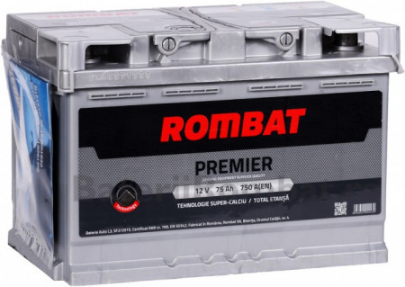 Acumulator Auto Rombat Premier 12V 75Ah