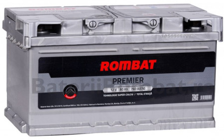 Acumulator Auto Rombat Premier 12V 80Ah