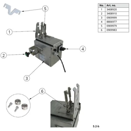 Cuțit pentru MS Smart tail docker set x 7 buc - Img 4