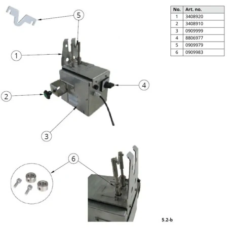 Cuțit pentru MS Smart tail docker set x 7 buc - Img 4