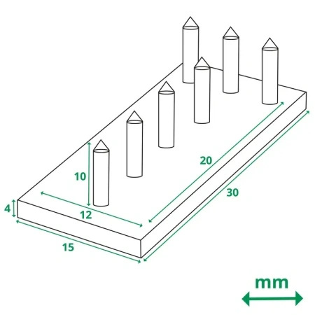 CARACTERISTICI LITERE DE 20 MM