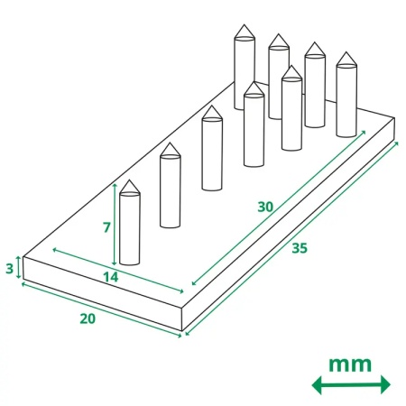 DIMENSIUNI NUMERE DE 30 MM