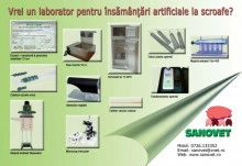 Laborator complet pentru insamantari artificiale la suine