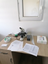Microscop cu încălzire, spermodensimetru