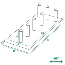 CARACTERISTICI LITERE DE 20 MM