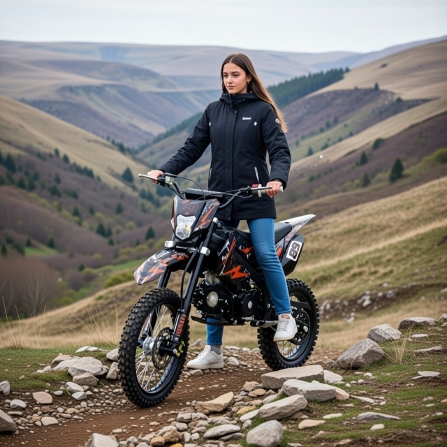 Moto CROS DB-612 EK 125 BEMI GT-K PRO J17 pornire buton si pedala