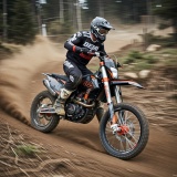 Moto Cross BEMI 300cc Dirtbike ALFA T9 lichid J21/18" LED