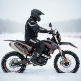 Moto Cross BEMI Dirtbike Alfarad T7 250cc 21/18" LED - Img 2