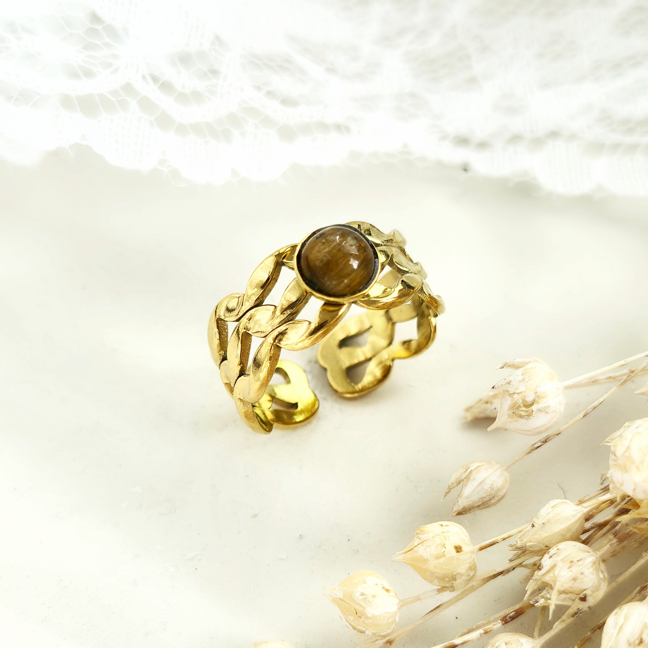 Inel inox Statement -Marime Reglabila- IND1801 - 1 | YEO