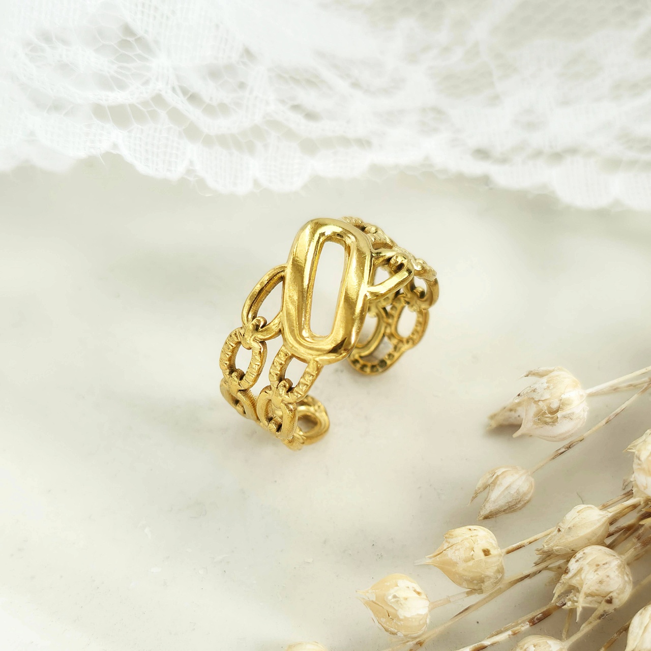 Inel inox Statement -Marime Reglabila- IND1806 - 1 | YEO