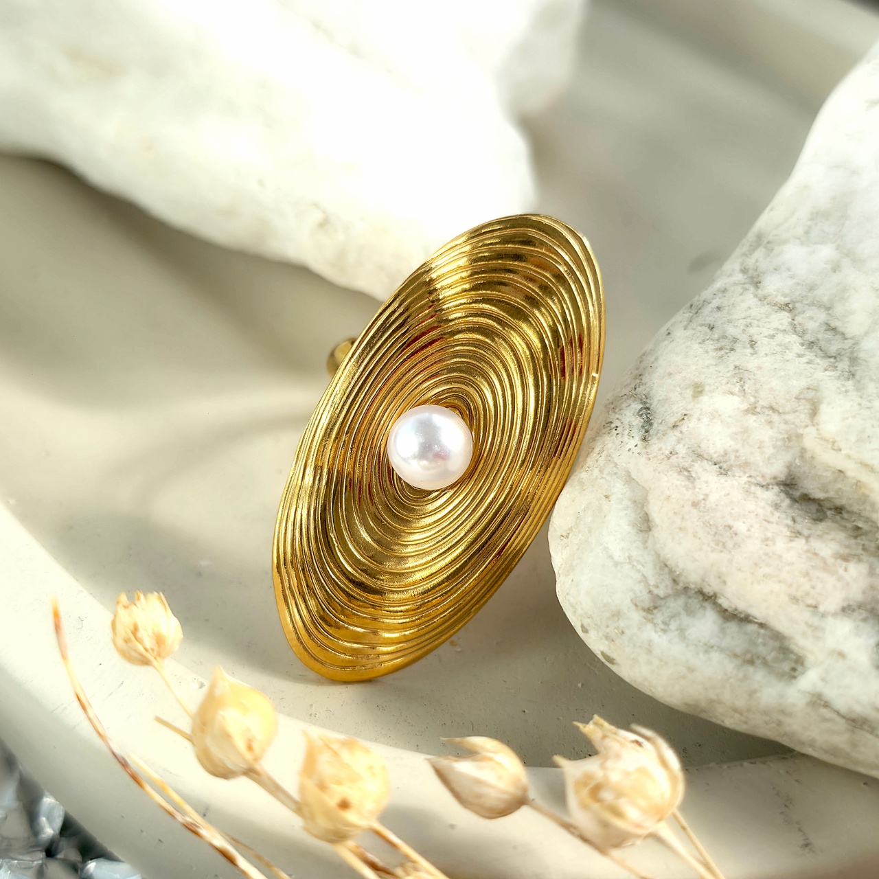 Inel inox Statement -Marime Reglabila- IND1667 - 4 | YEO