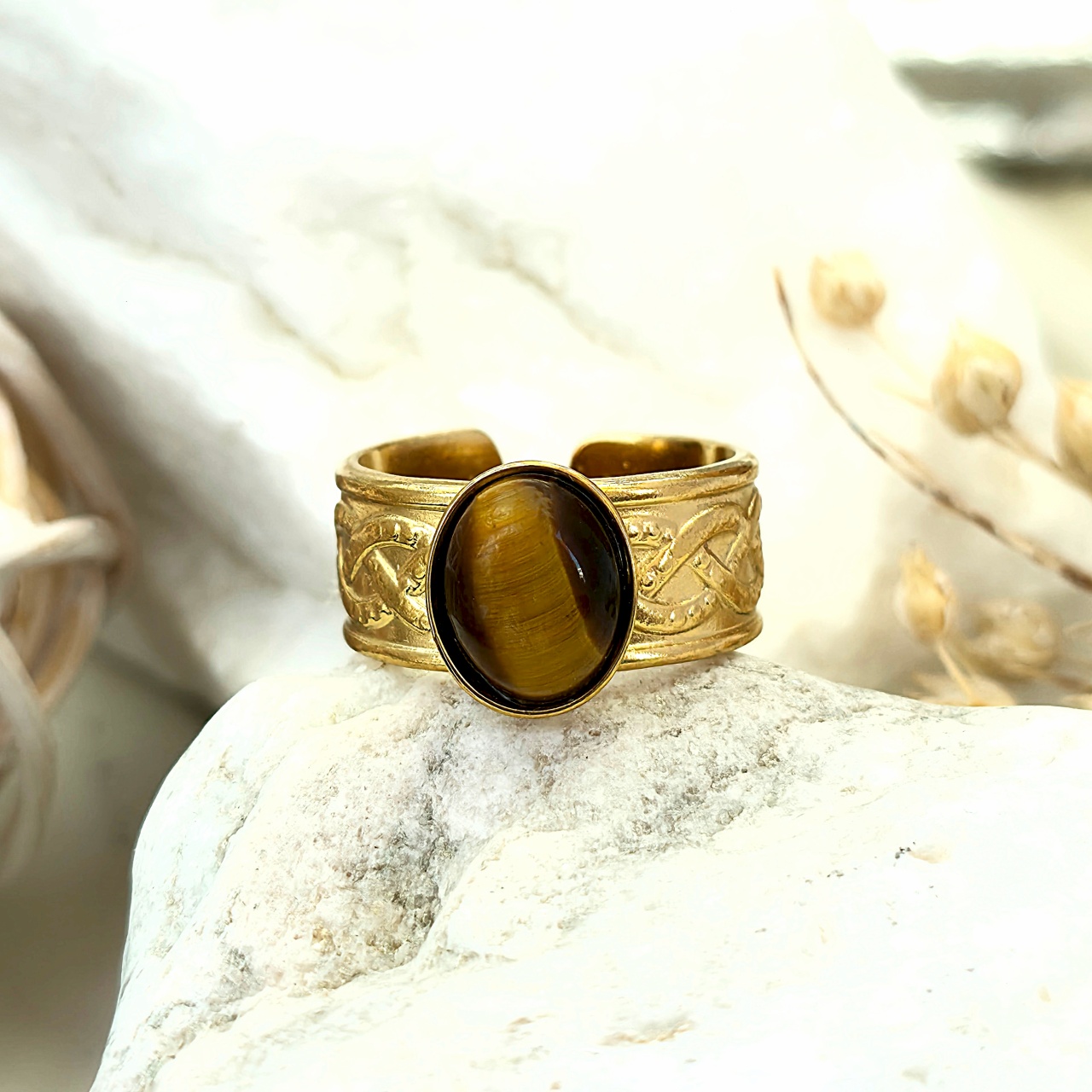 Inel inox Statement -Marime Reglabila- IND1733 - 1 | YEO