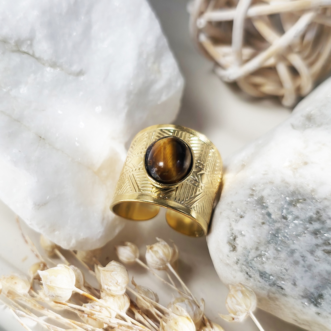 Inel inox Statement -Marime Reglabila- IND1775 - 1 | YEO