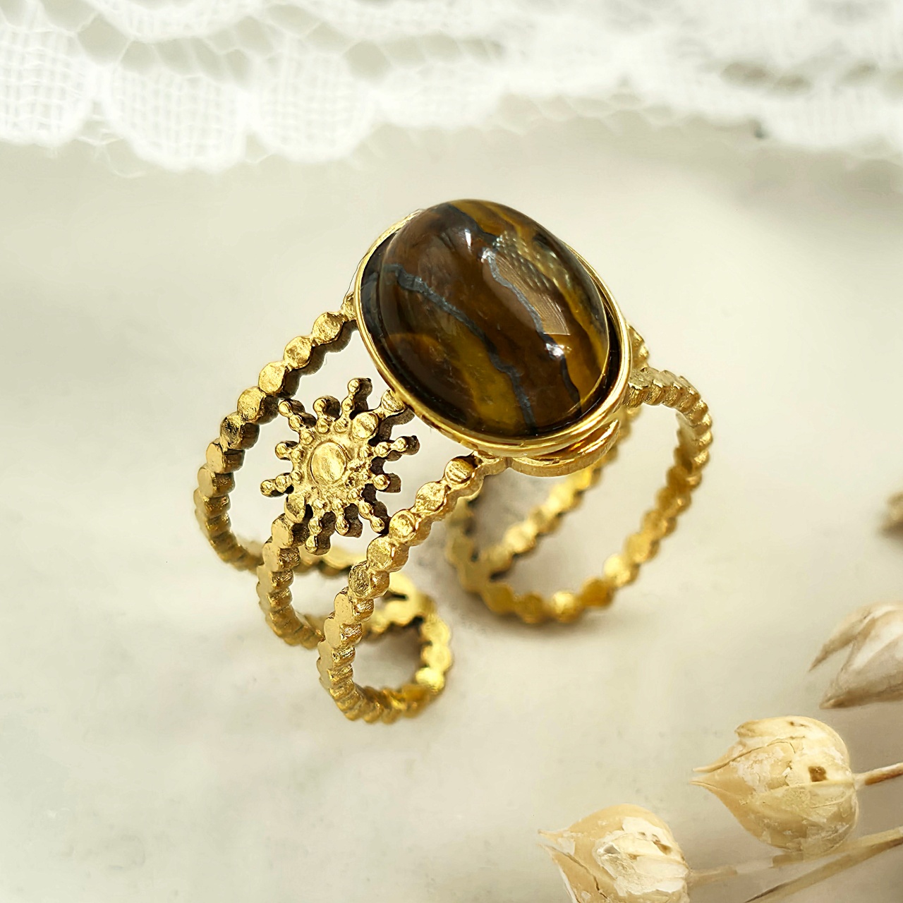 Inel inox Statement -Marime Reglabila- IND1792