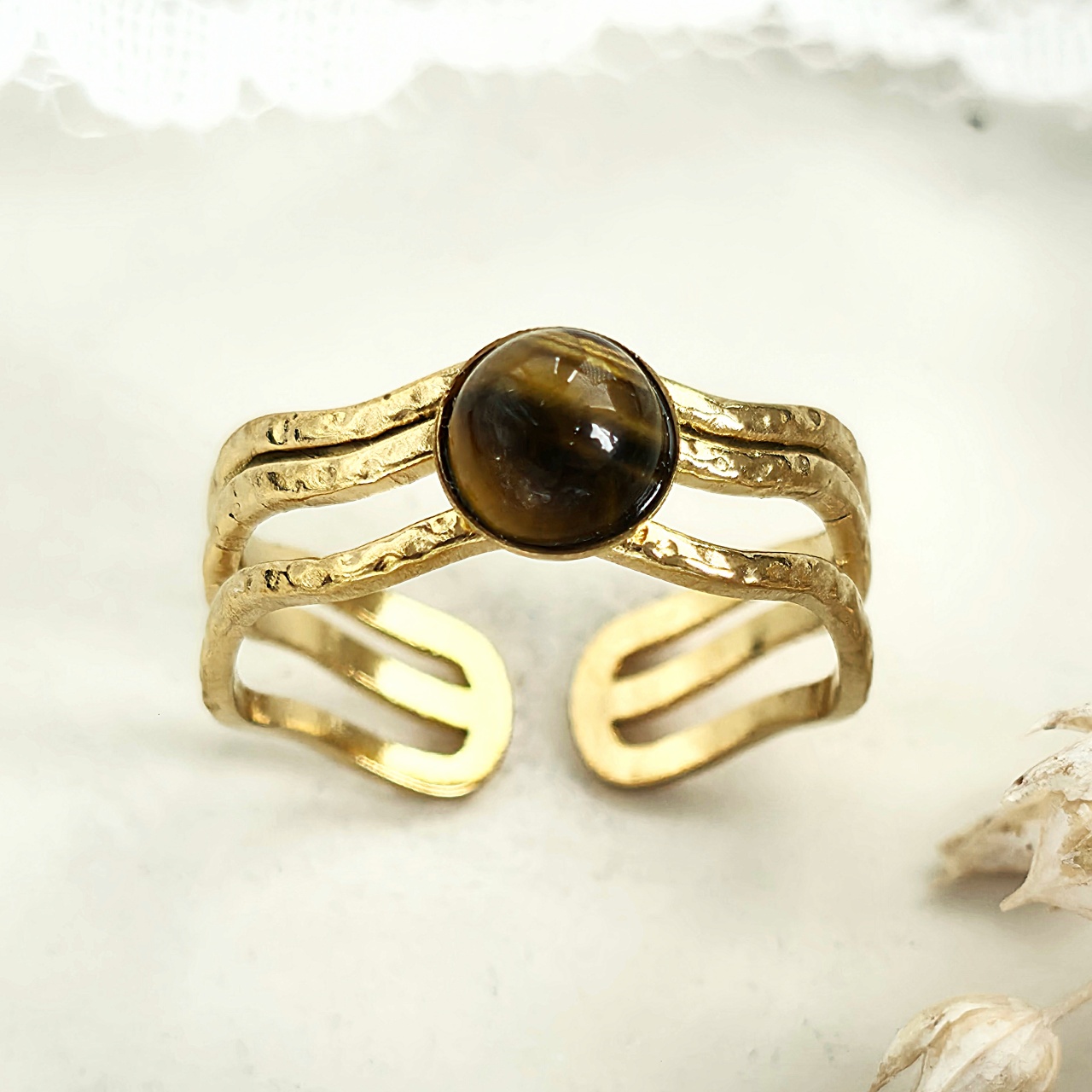 Inel inox Statement -Marime Reglabila- IND1811