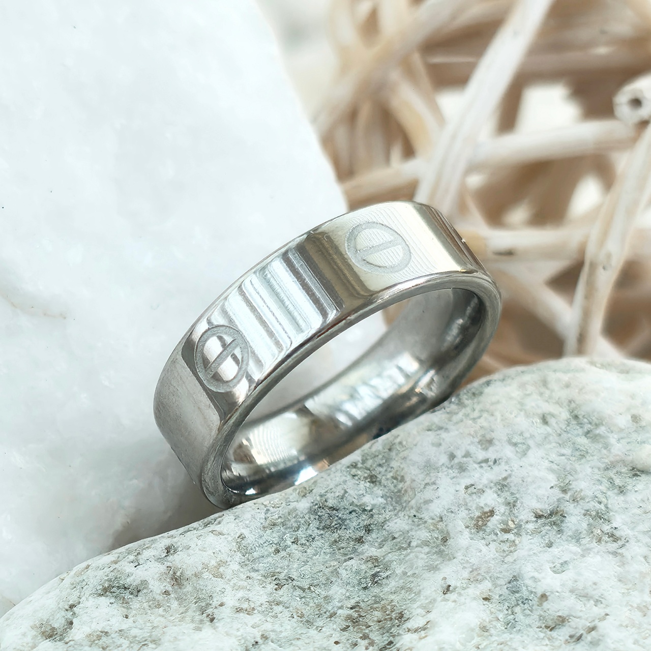 Inel / Verigheta inox - IND1815