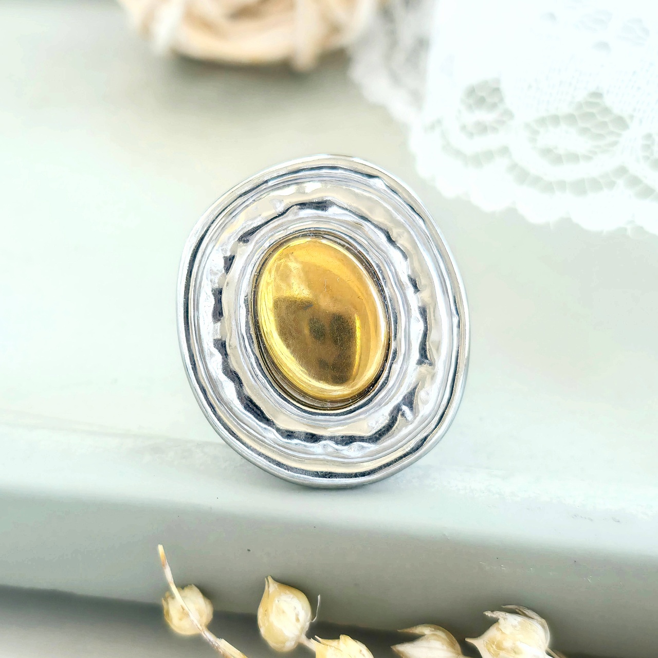 Inel inox Statement -Marime Reglabila- IND1610 - 2 | YEO