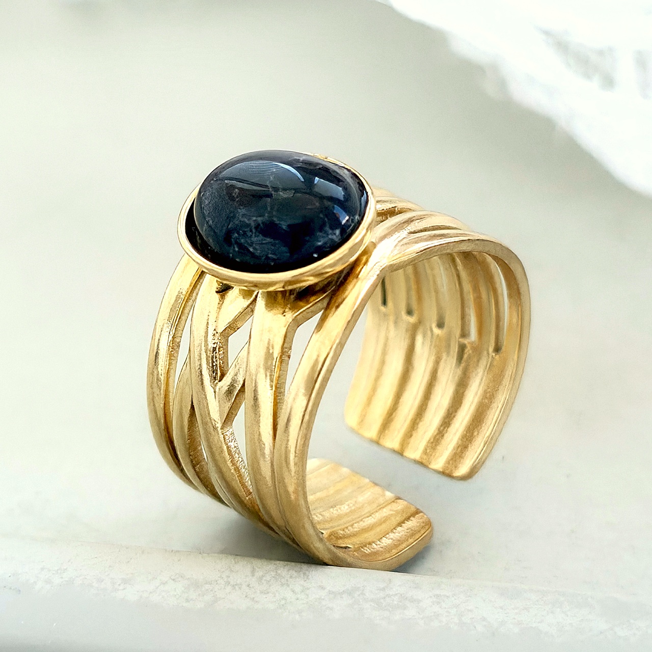 Inel inox Statement -Marime Reglabila- IND1673 - 1 | YEO