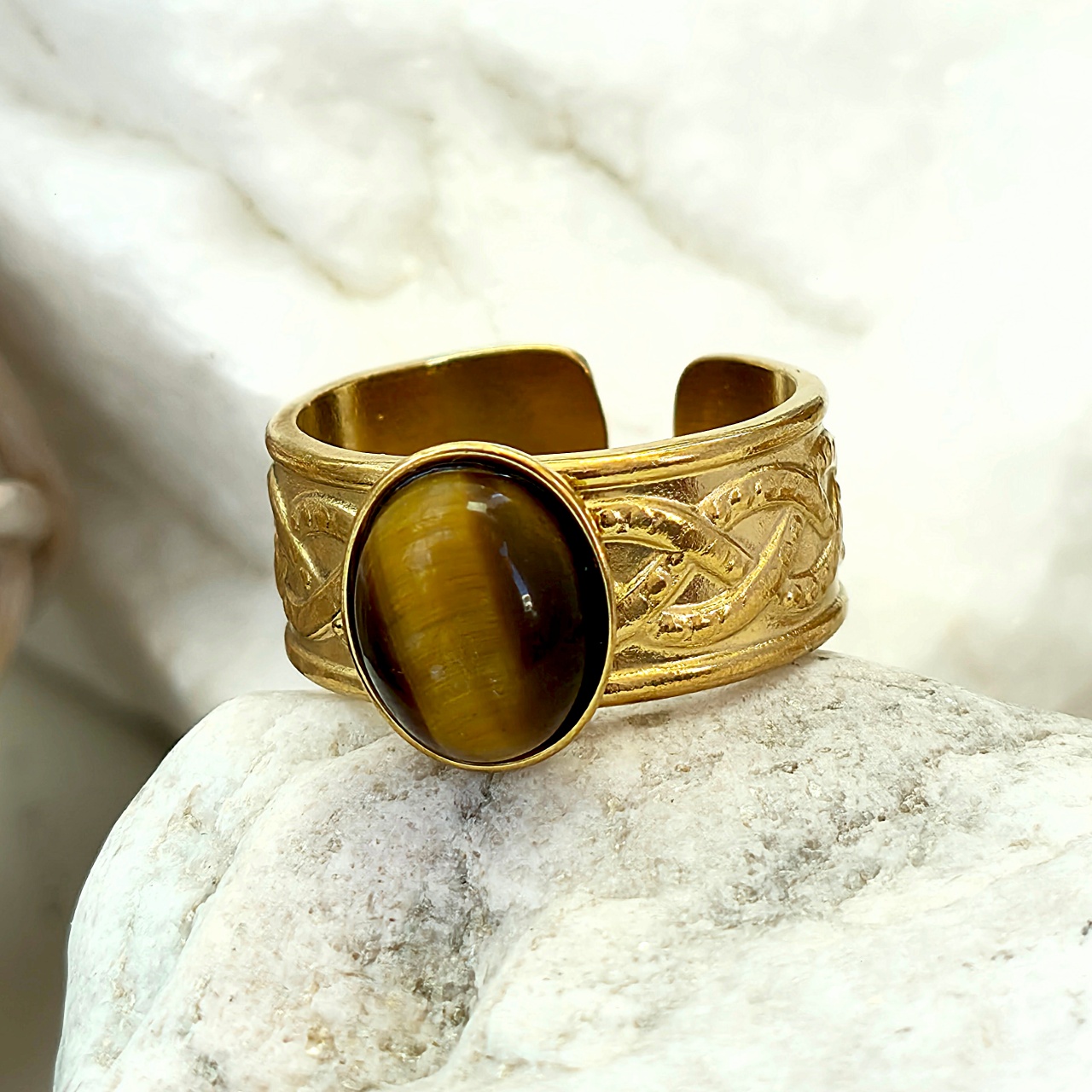 Inel inox Statement -Marime Reglabila- IND1733 - 2 | YEO