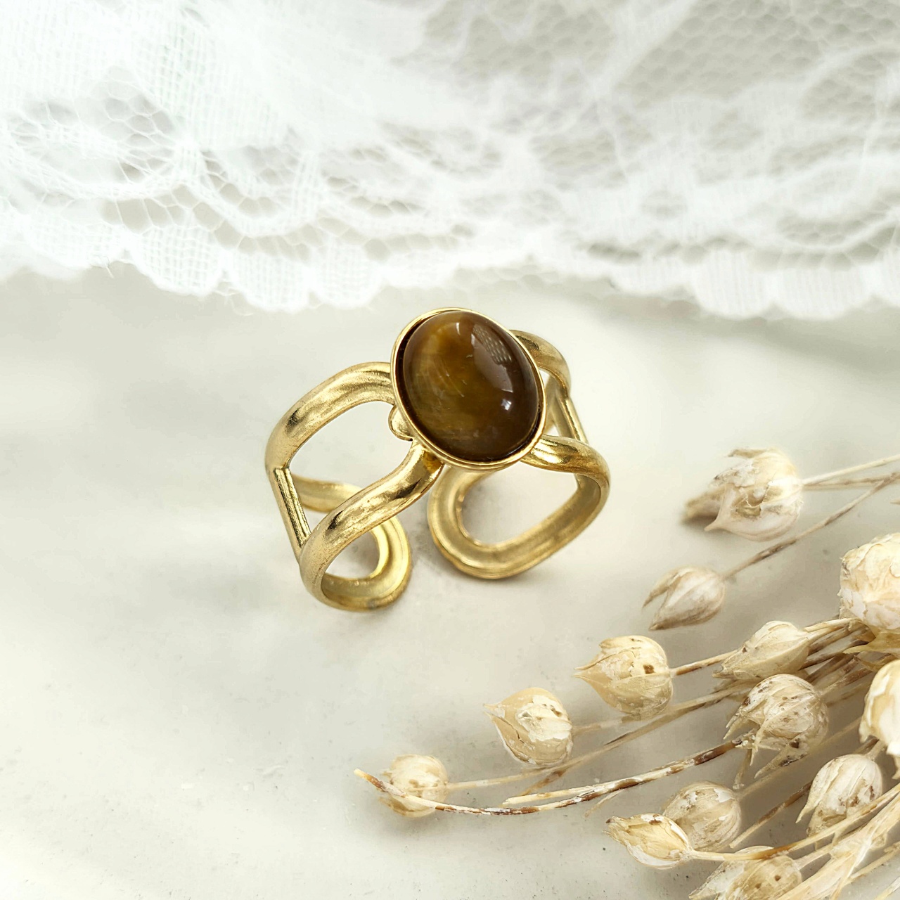 Inel inox Statement -Marime Reglabila- IND1797 - 1 | YEO